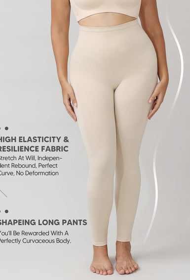 Leggings for Women Tummy Control  Seamless Body Shaper Thigh Slimmer