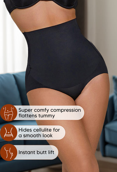 High Waisted Cincher Body Shaper Slimming Panty Girdle