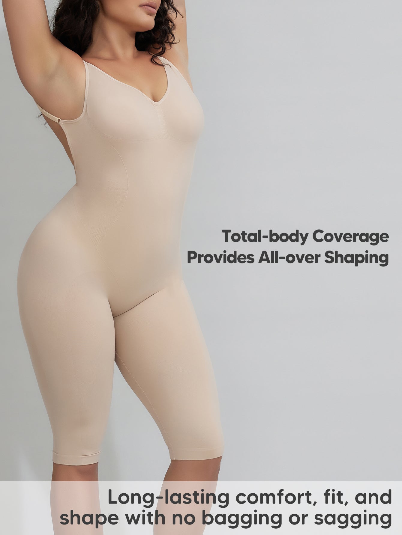 Seamless Backless Shapewear Strapless Bodysuits Women Low Back Body Shaper