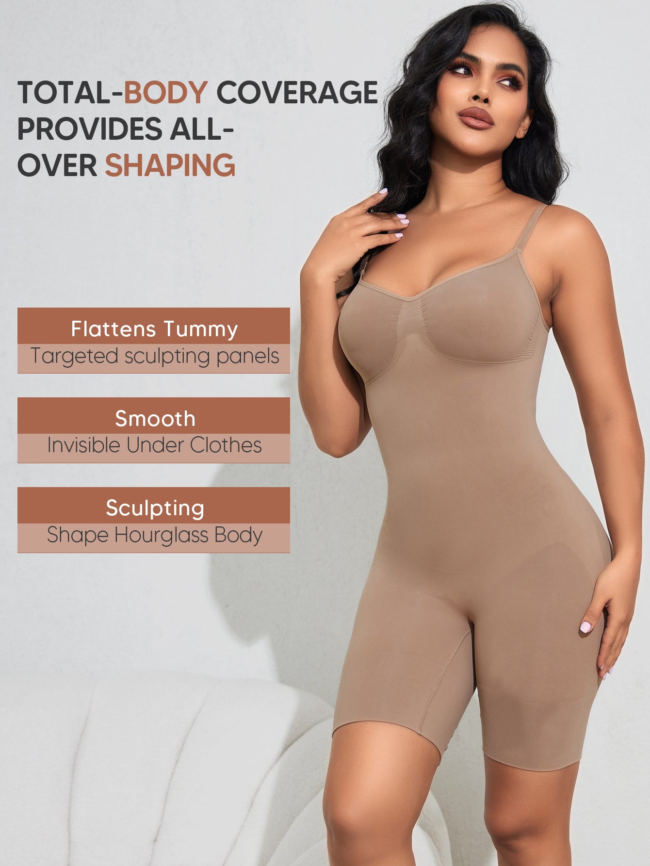 Low Back Shapewear for Women Tummy Control Bodysuit for Wedding Dresses