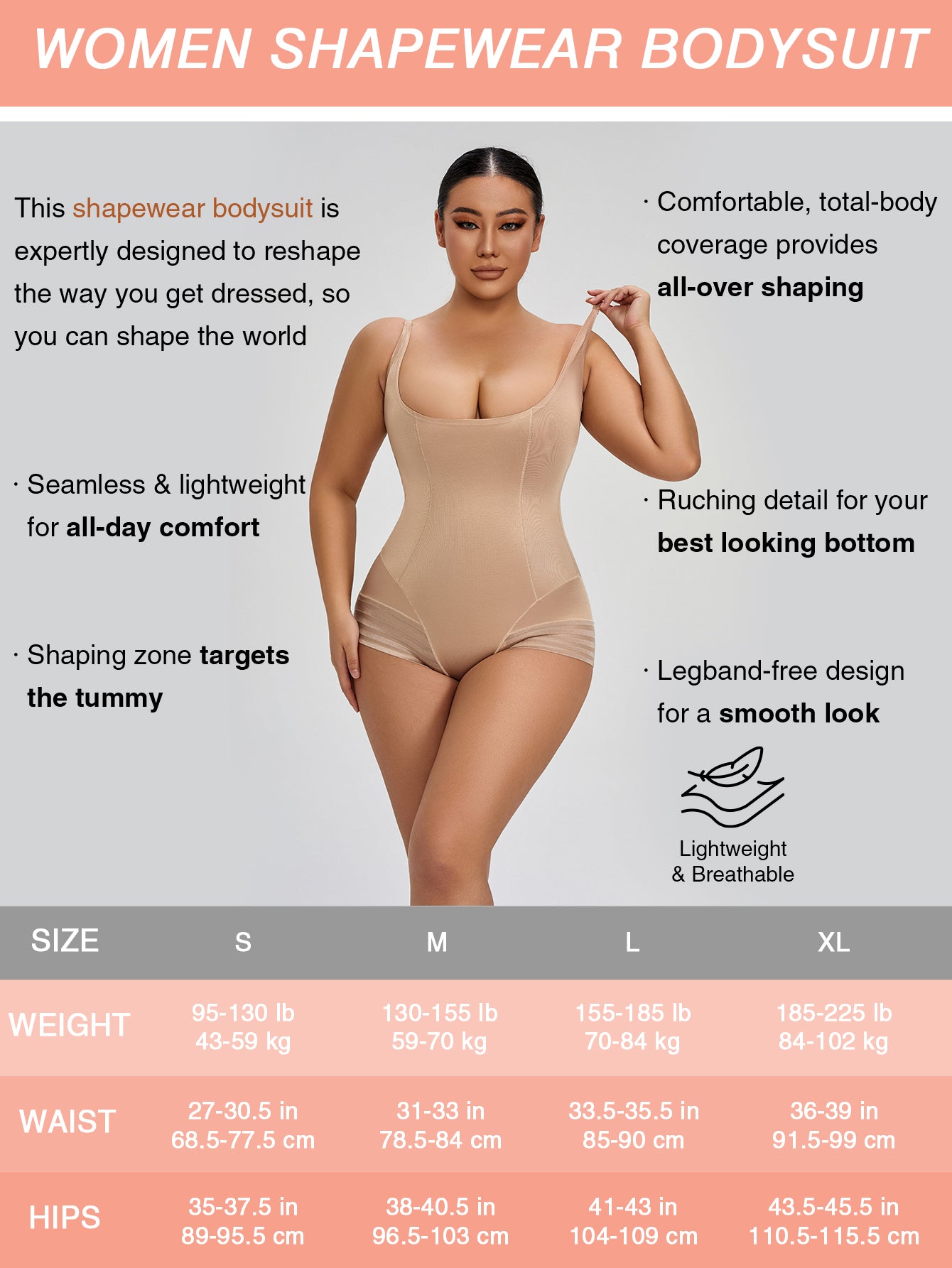 Women Sexy Thong Bodysuit Sleeveless Spaghetti Straps Body Shaper