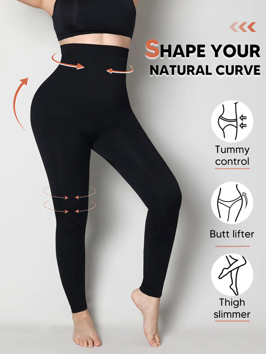 High Waisted Tummy Control Tights Workout Gym Yoga Pants Compression Leggings