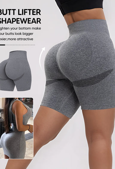 Women Scrunch Butt Workout Yoga Shorts Seamless Butt Lifting Gym Shorts
