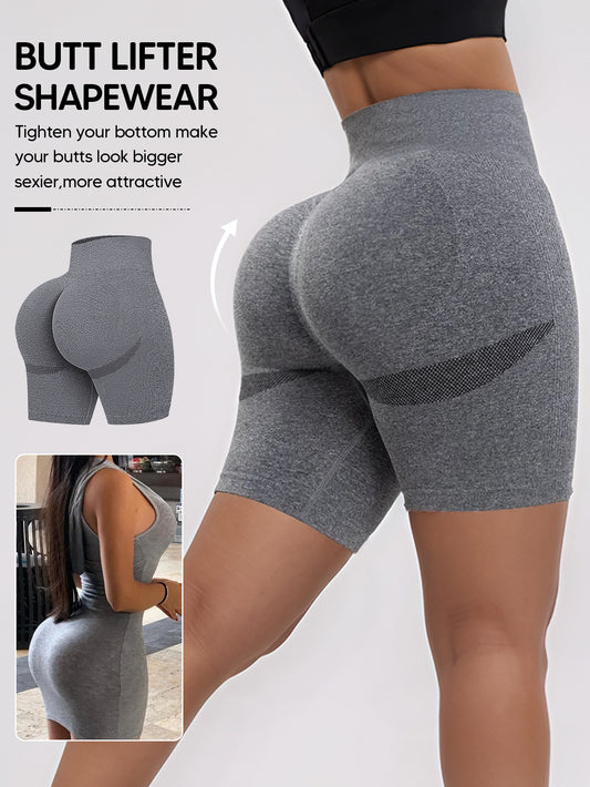 Women Scrunch Butt Workout Yoga Shorts Seamless Butt Lifting Gym Shorts