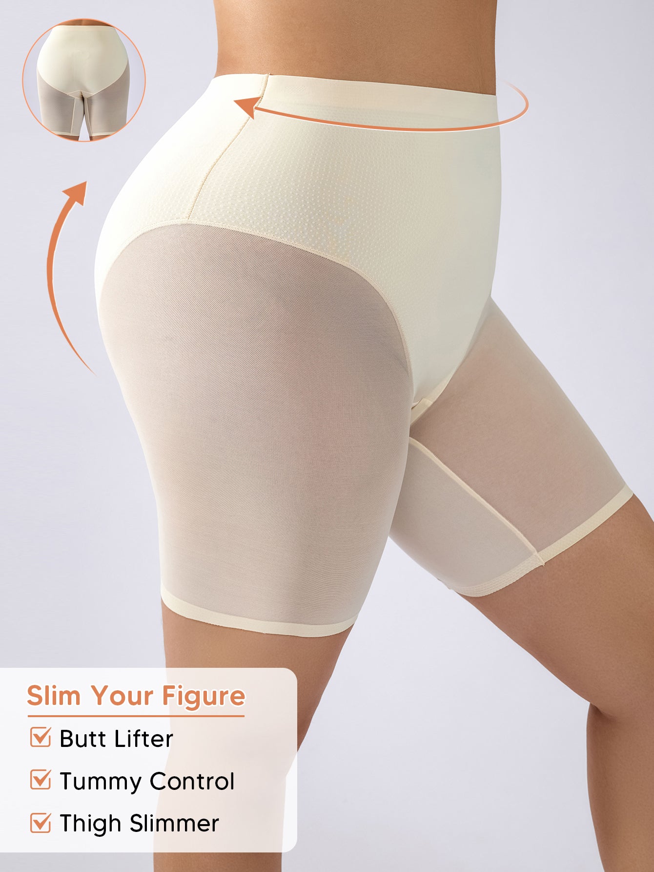 Plus Size Women Tummy Control Girdle Body Shaper for Under Dresses High Waist Fajas