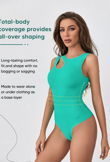 Trendy Sleeveless Fitted Thong Bodysuits for Womens Sexy Going Out Leotards