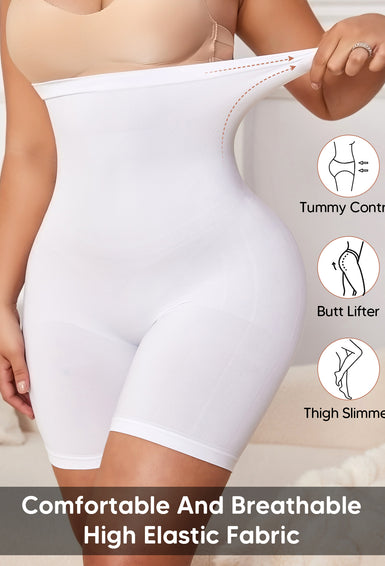 3 in 1 Seamless Slip Shorts For Plus Size Boyshorts Shapewear Girdles
