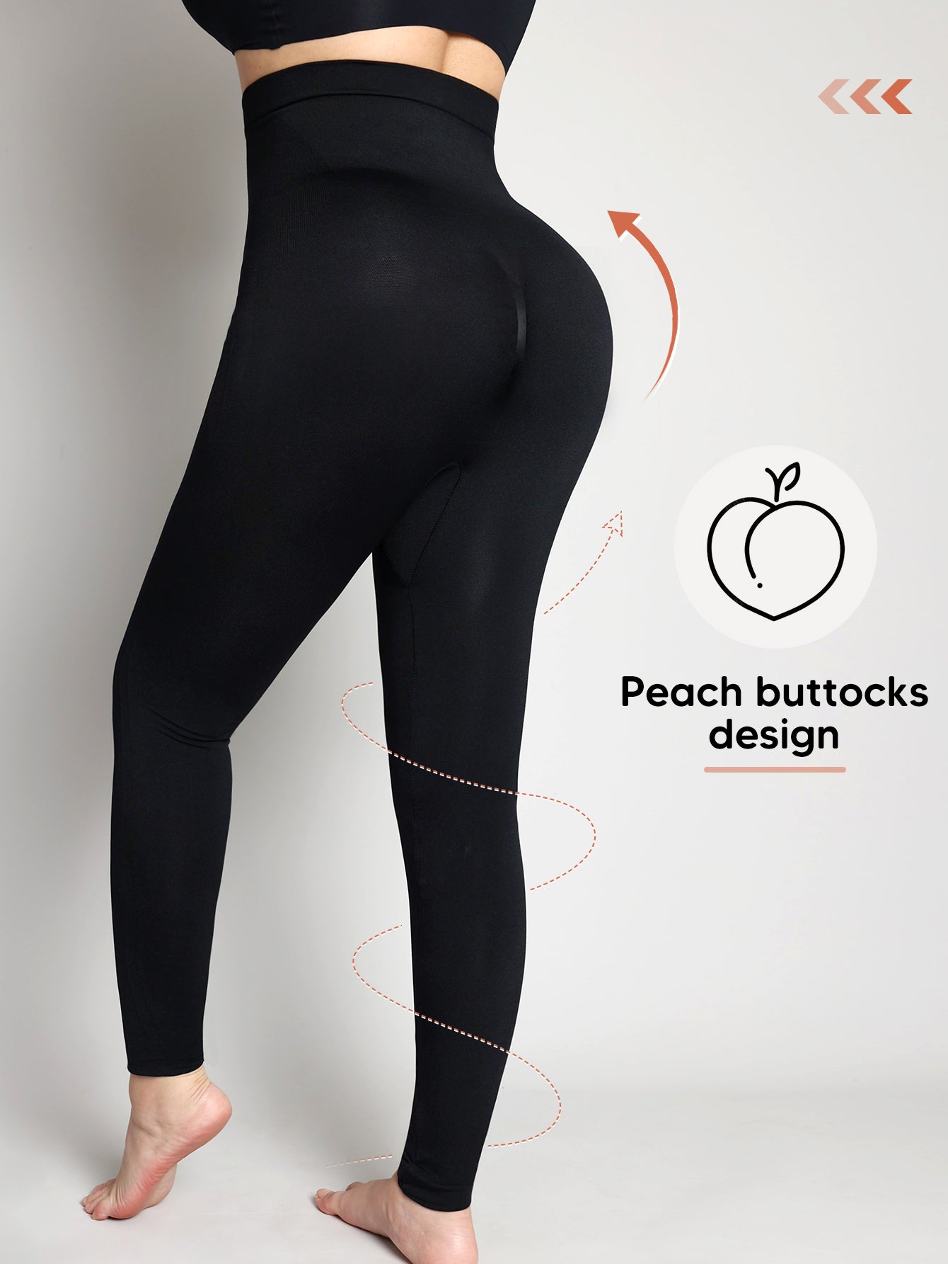 High Waisted Tummy Control Tights Workout Gym Yoga Pants Compression Leggings