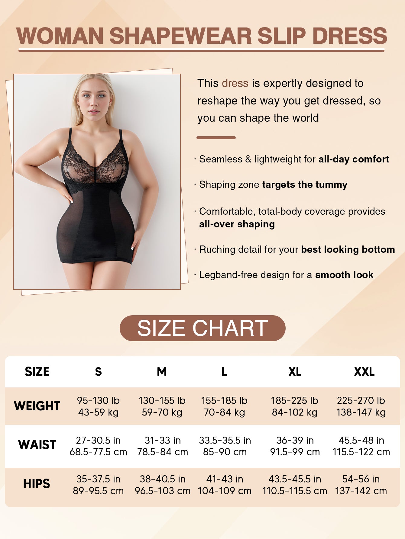 Adjustable Straps Lace Cami Shaping Fajas Cami Body Shaper Lingerie for Women