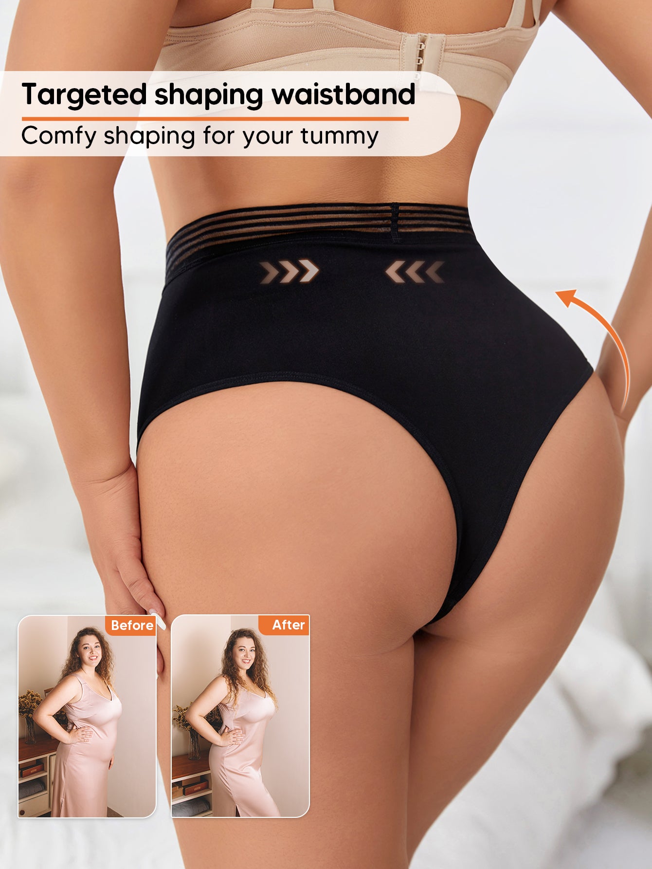 Thong Panty Slimmer Body Shaper Invisible Under Clothes Seamless Underwear