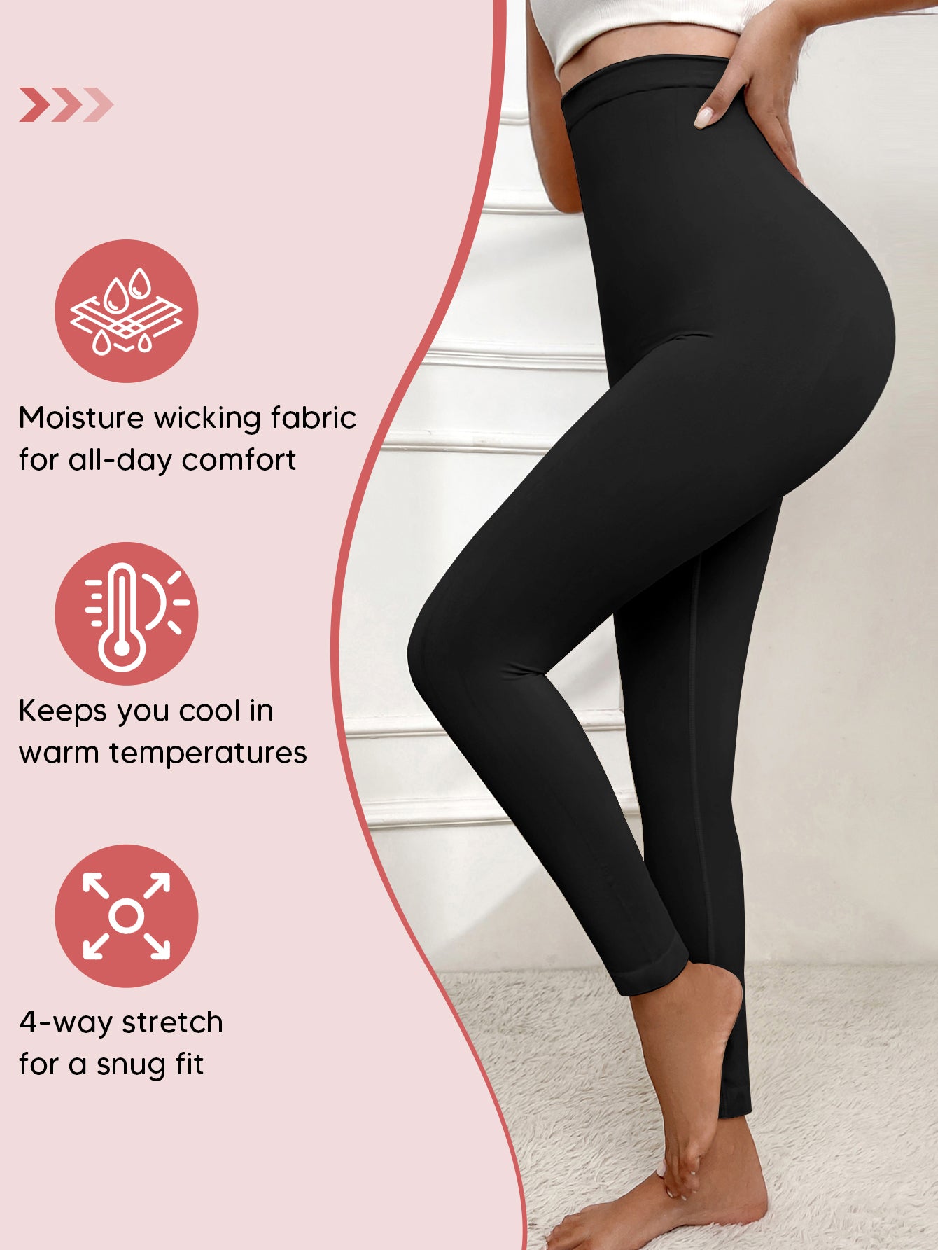 Tummy Control Seamless Compression Pants High Waisted Footless Tights Leggings