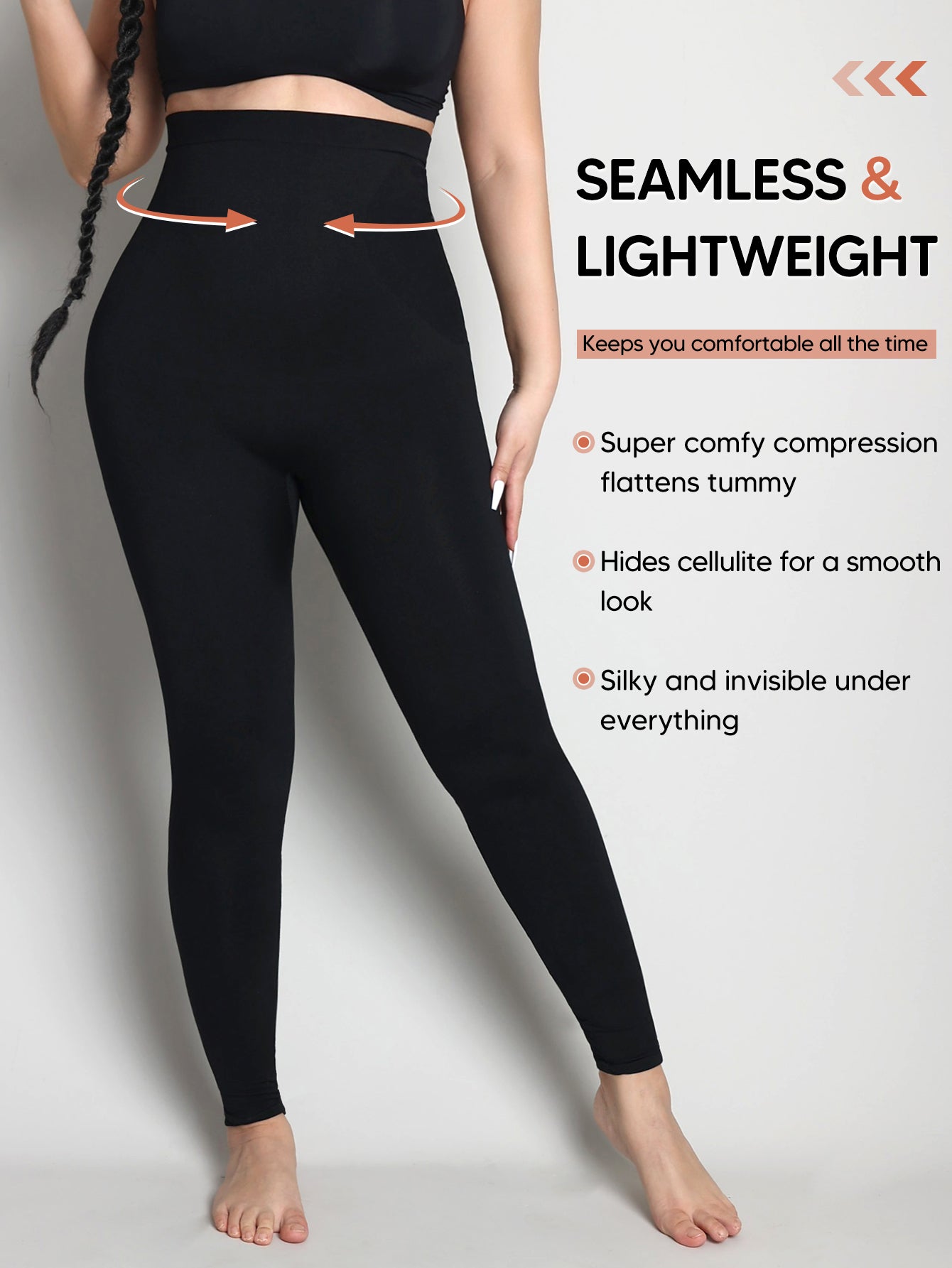 High Waisted Tummy Control Tights Workout Gym Yoga Pants Compression Leggings