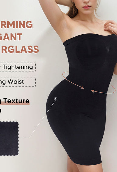 Strapless Shapewear Full Slip for Under Dresses Tummy Control Seamless Dress Slip