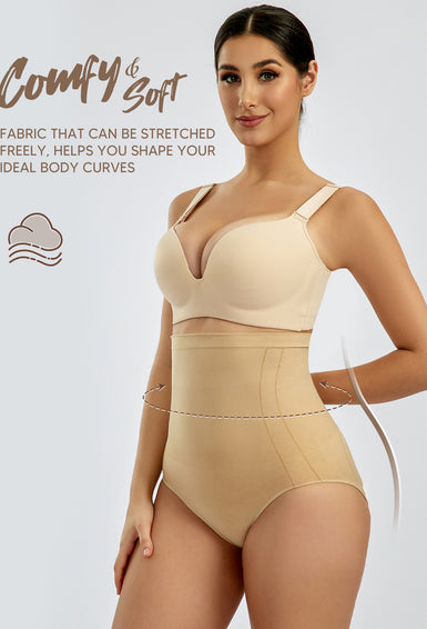 Seamless Tummy Control Shapewear Panties Lightweight Core Control Underwear