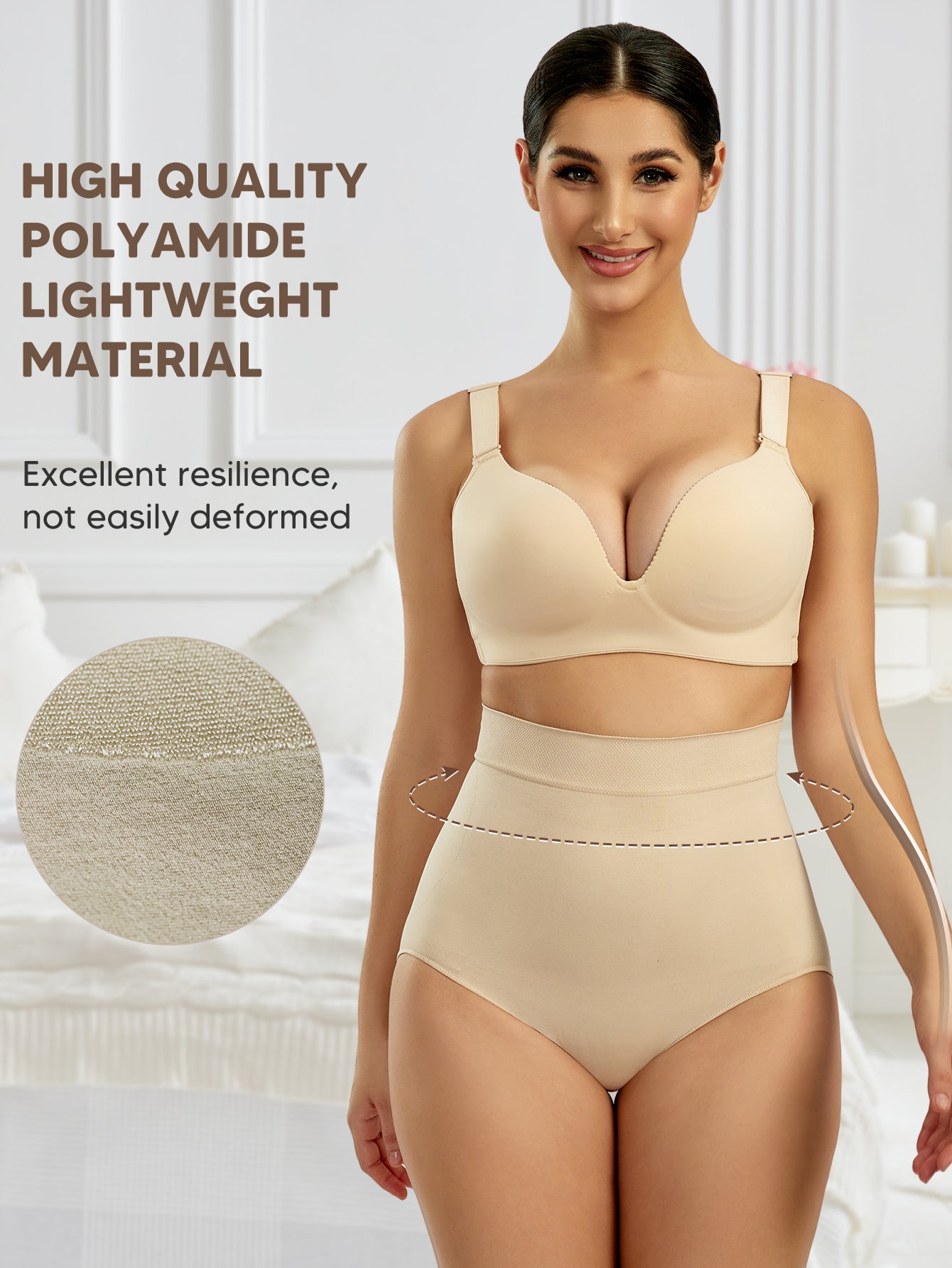 Seamless High Waist Lightweight Sculpting Panties Underwear For Women