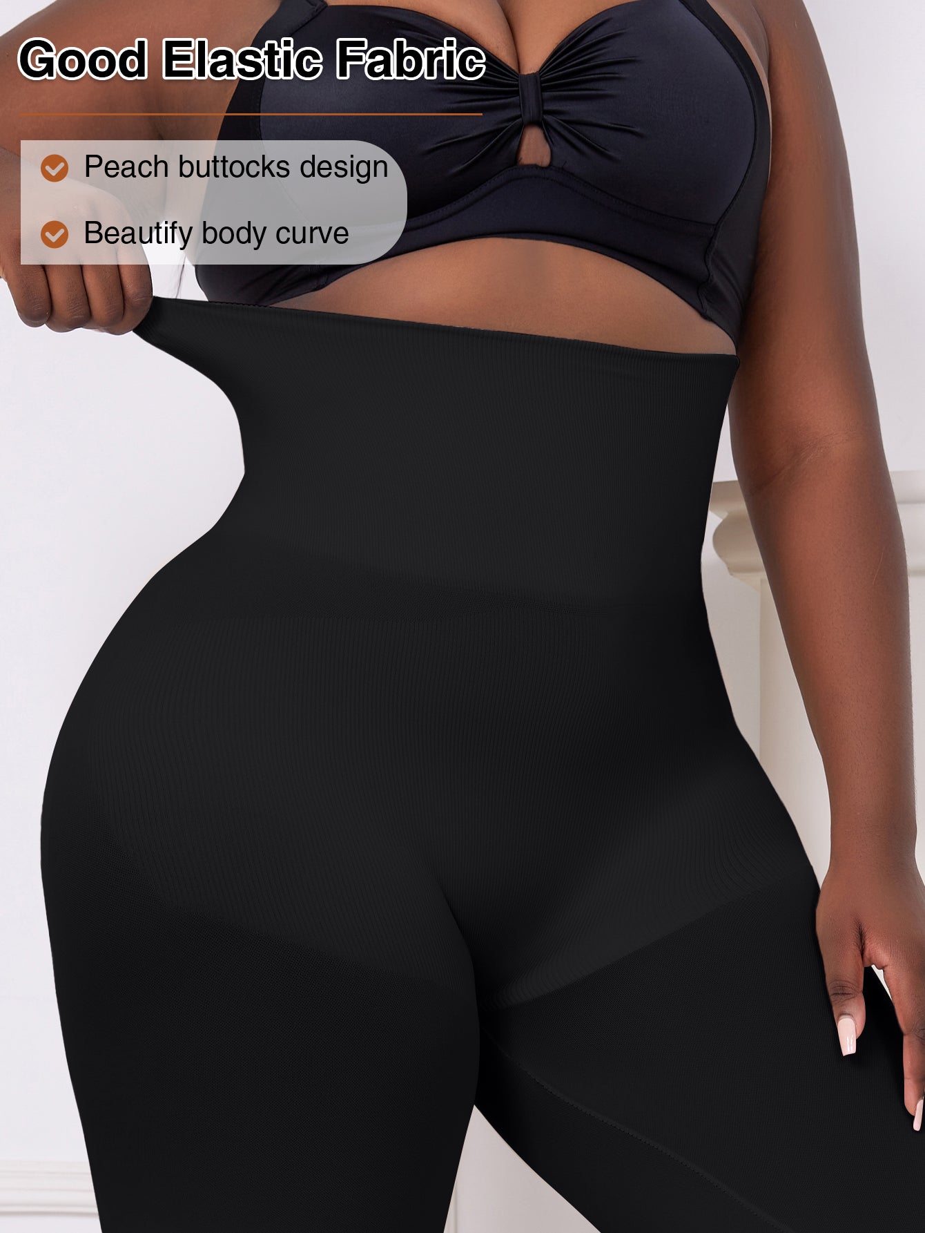 Hight Waist Tummy control butt-lift 3 in 1 Shapewear Leggings For Plus Size