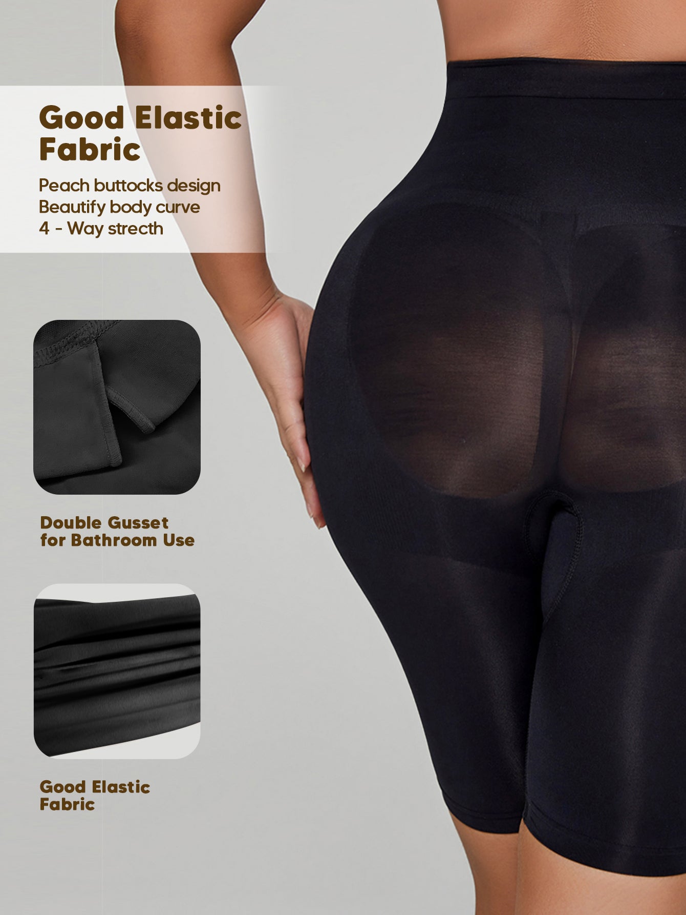 Firm-Control Seamless  Slip Shorts for Under Dresses