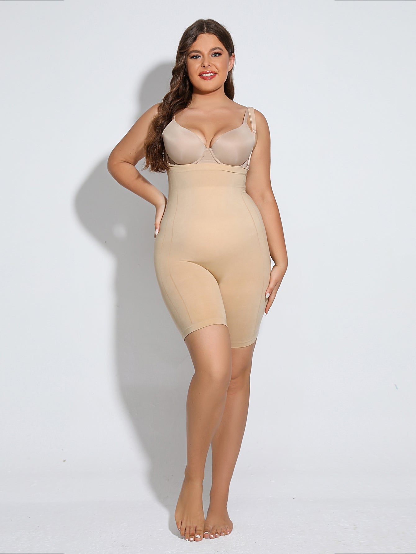 Plus Size Slimming Shapewear Shorts Under Dress Body Shaper Underwear