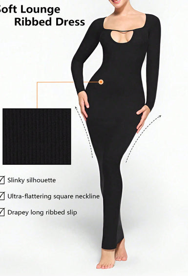 Elegant Sexy Lounge Bodycon Fitted Maxi Evening Party Long Dress