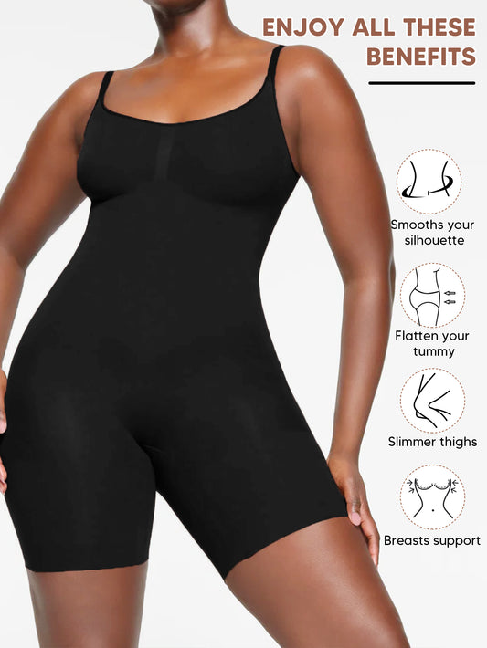 Full Body Shaper Jumpsuit Fajas Smoothing  Butt Lifter Thigh Slimmer Shorts