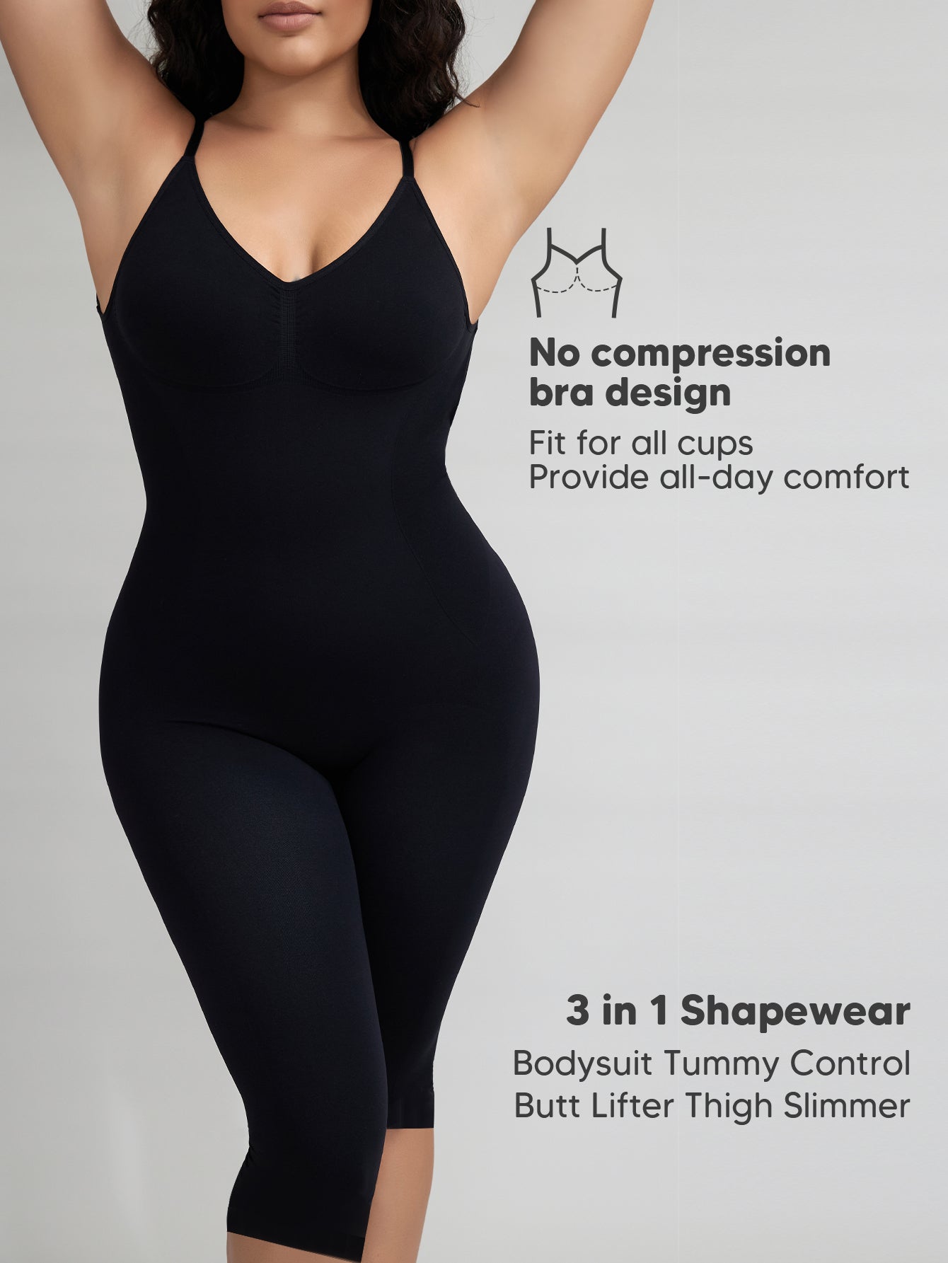 Seamless Backless Shapewear Strapless Bodysuits Women Low Back Body Shaper