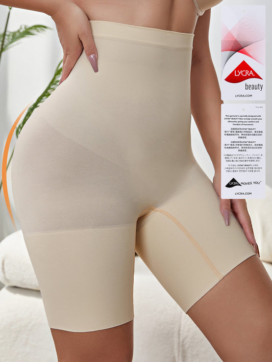 LYCRA 3-1 SHEER SCULPTING MID-THIGH  BODY SHAPER SHORTS