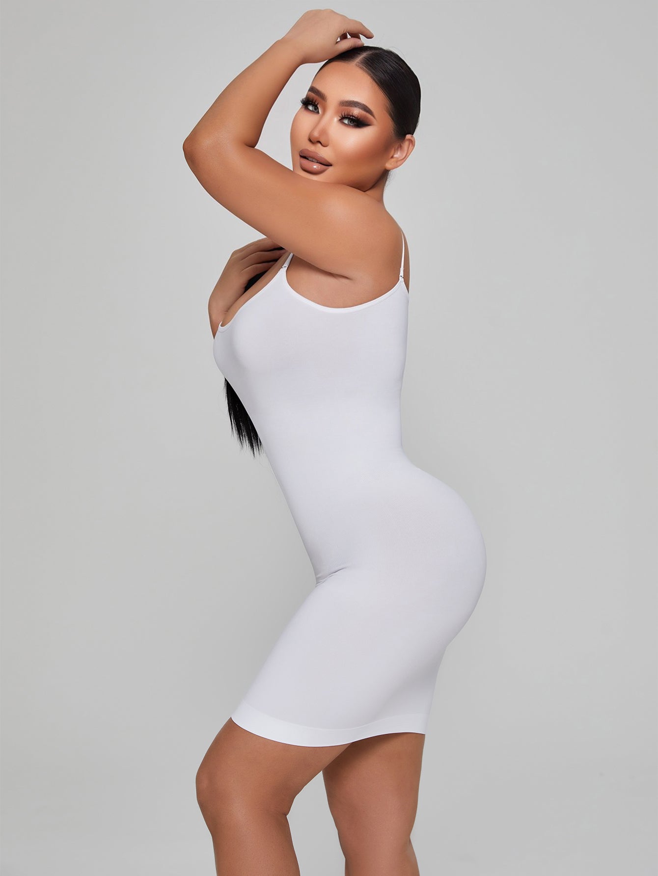 Women Seamless Tummy Control Sculpting Shapewear Full Slip dress