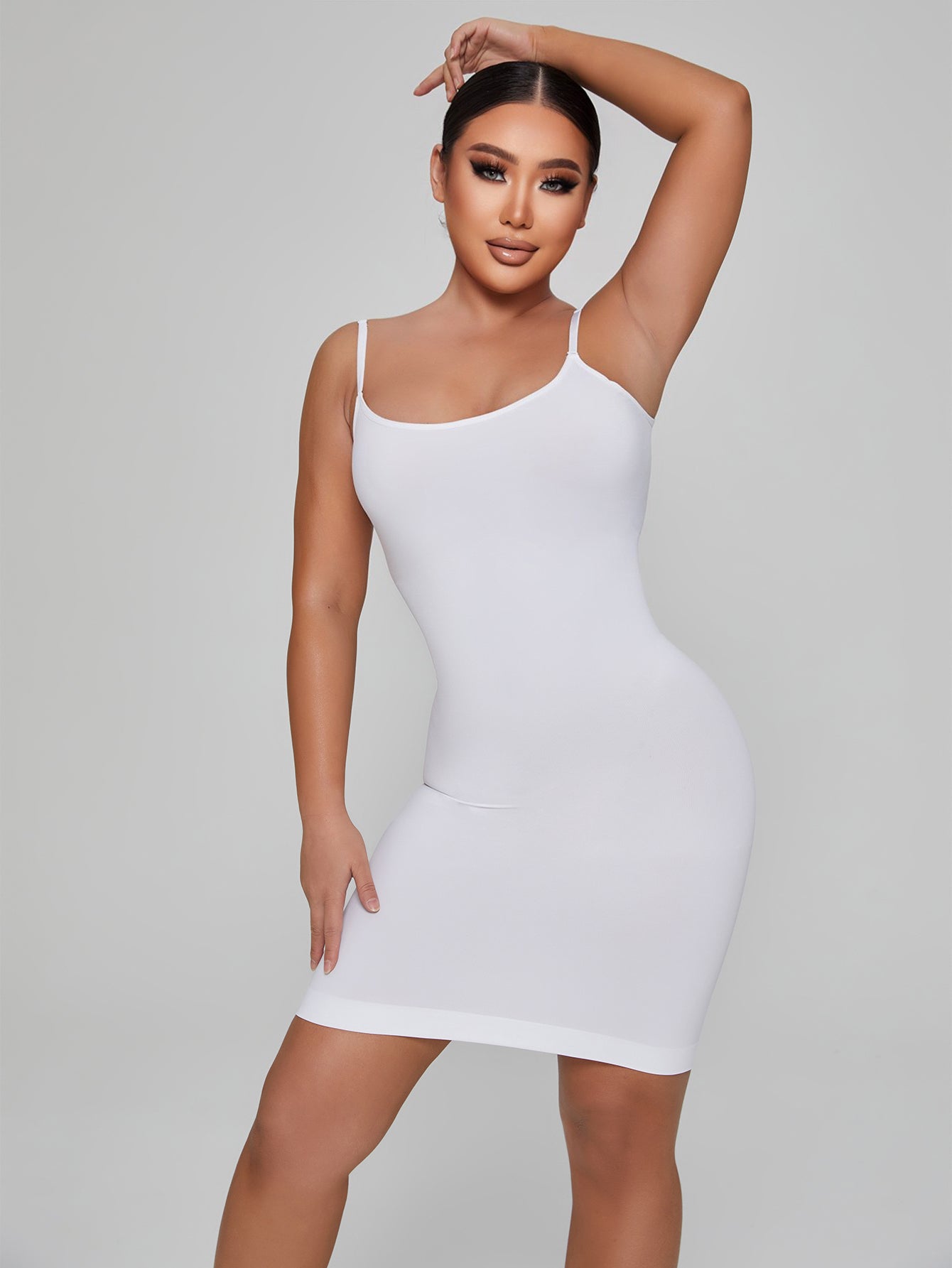 Women Seamless Tummy Control Sculpting Shapewear Full Slip dress