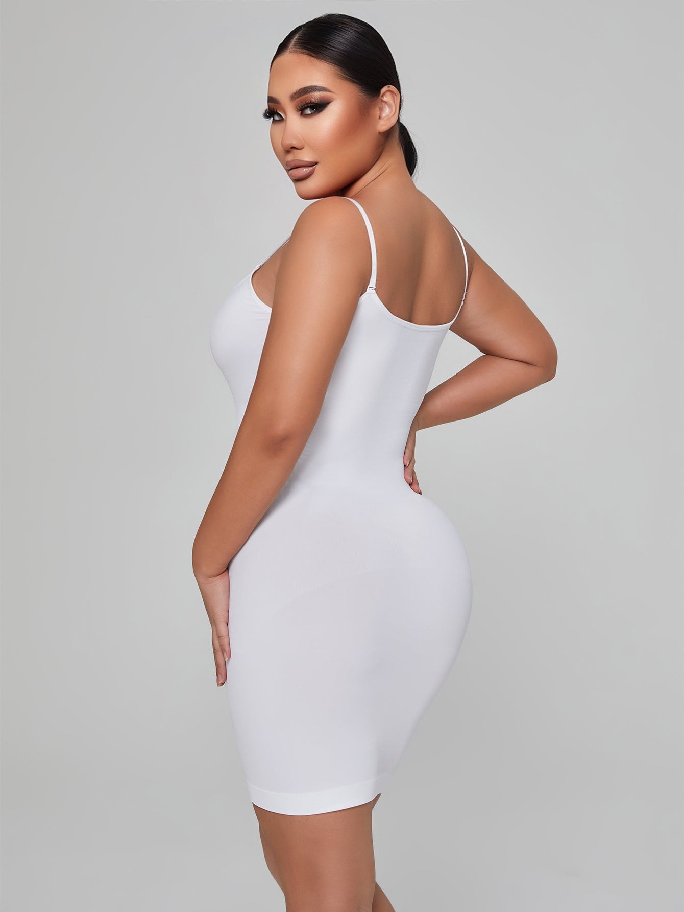 Women Seamless Tummy Control Sculpting Shapewear Full Slip dress