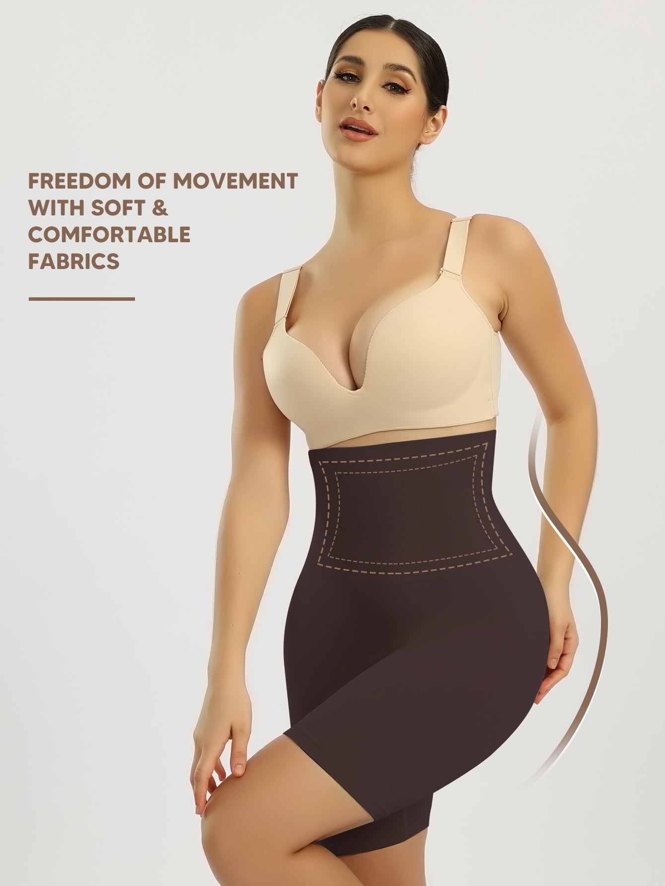 High-waisted Shapewear Boyshorts For Women Seamless Slimming Girdle