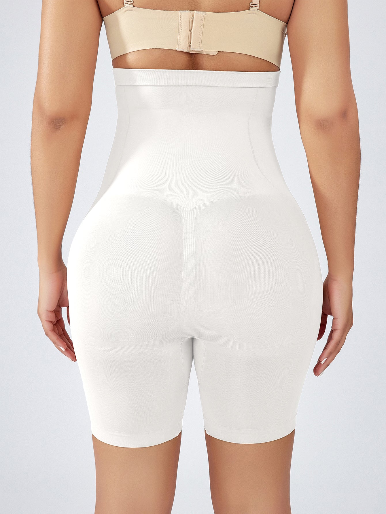 Seamless Thigh Slimmer Mid-Thigh Shapewear Shorts For Women Under Dress