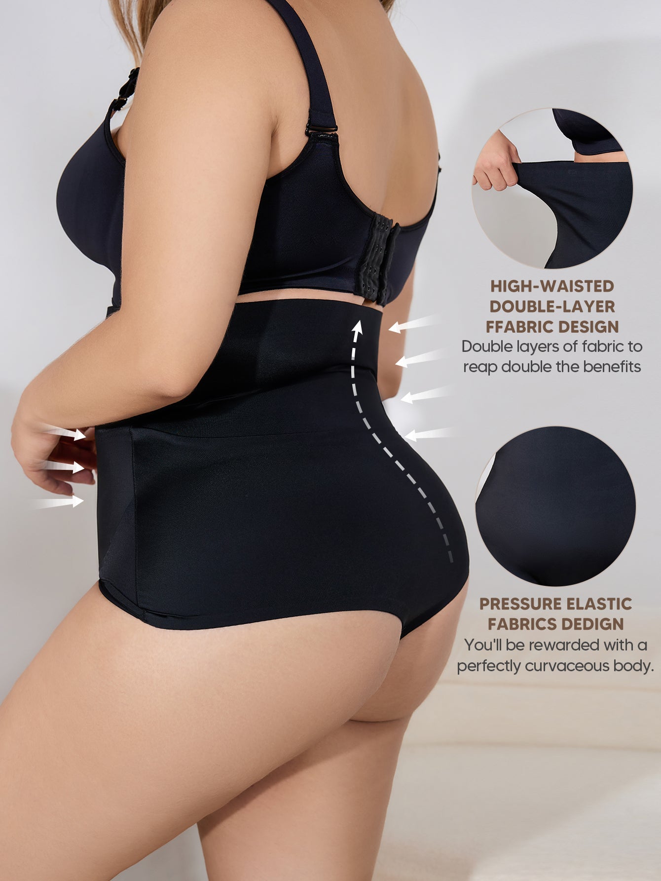 Tummy Control Thong Shapewear for Women Shaping Underwear Panties Girdle