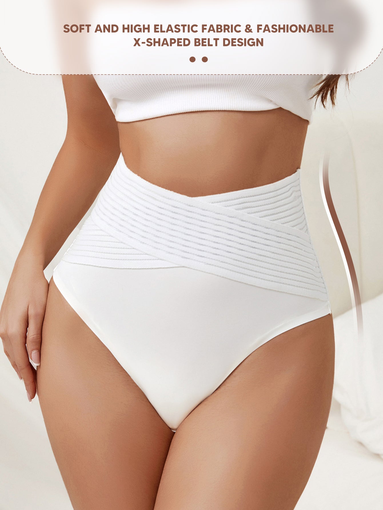 High-Waist Girdle Sexy Body Shaper Panties Underwear Slimming Thong Shapewear