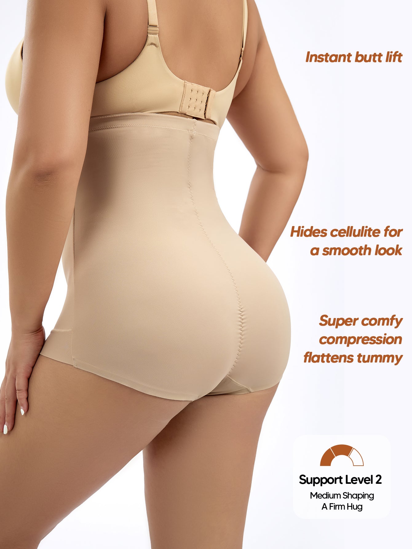 Tummy Control Shapewear Panties for Women High Waisted Underwear Panty Girdle