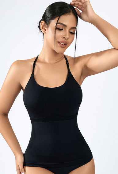 MUEE Seamless Compression Tank Tops Body Shaper Camisole with lace back