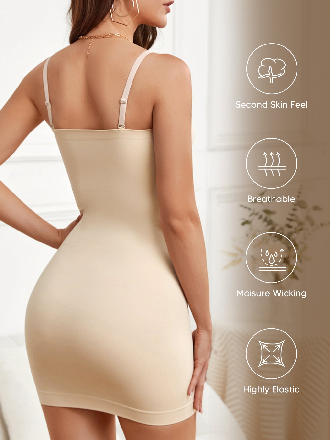 Seamless Shapewear Full Body Shaper Dress for Women Tummy Control