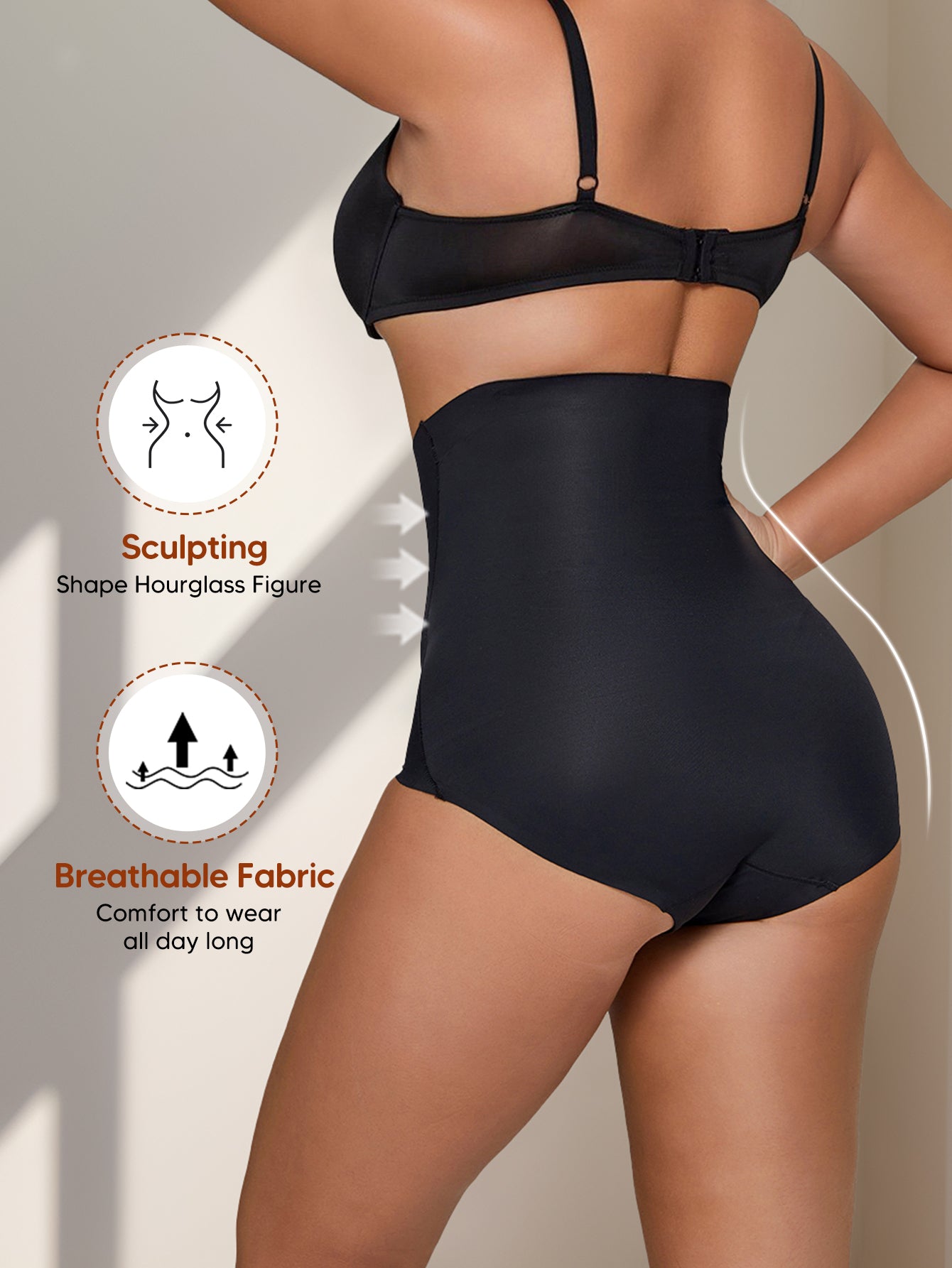 High Waisted Cincher Body Shaper Slimming Panty Girdle