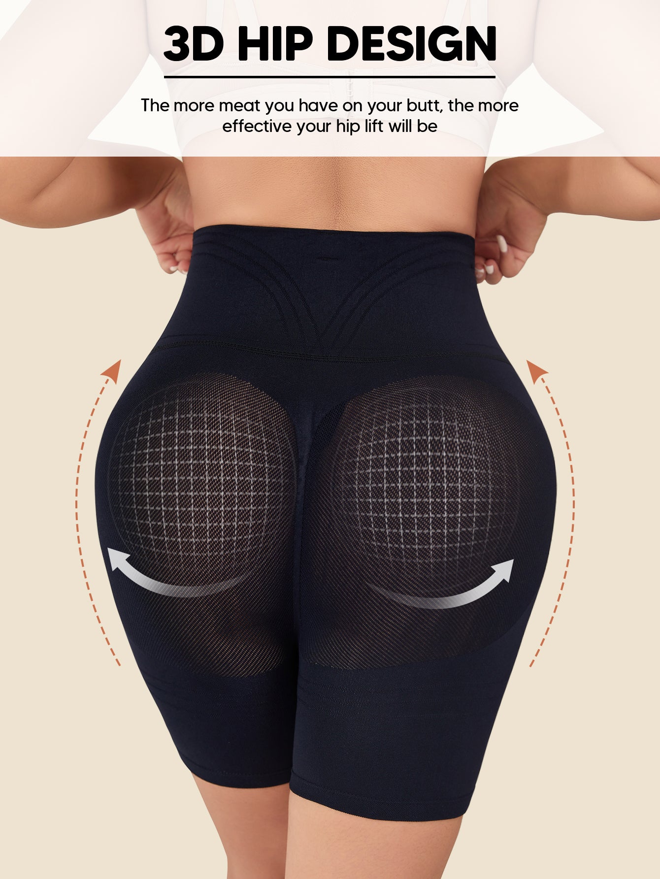 Womens High Waist Body Shaper Shorts Butt Lifting Shapewear Safety Under Shorts