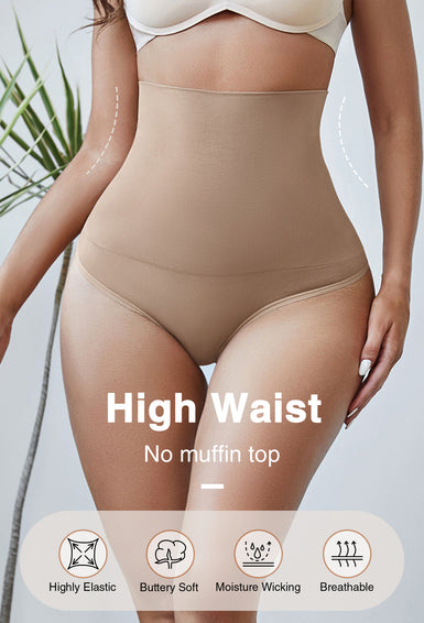 Tummy Control Thong Shapewear for Women Shaping Underwear Seamless Panties Girdle