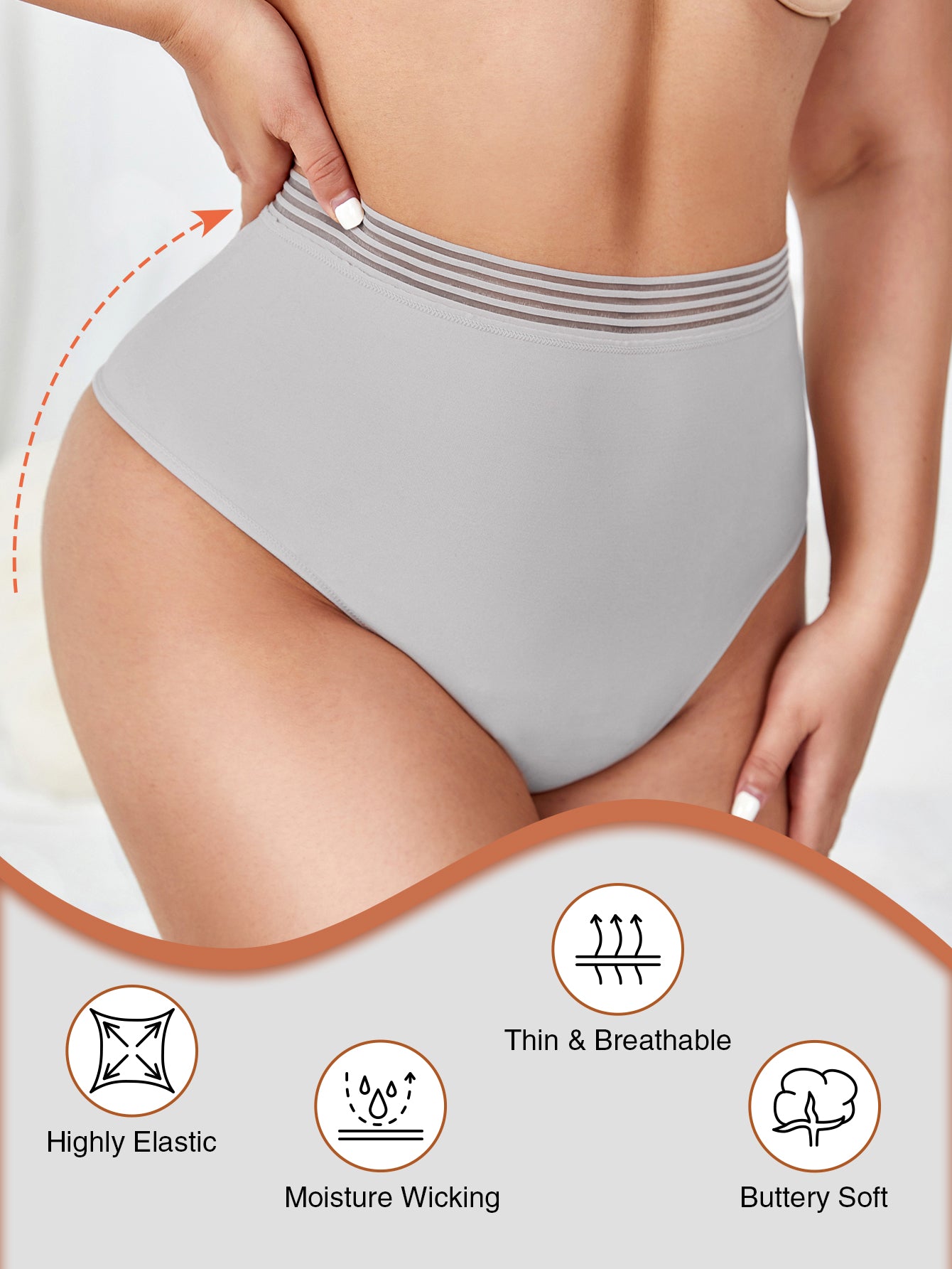 Thong Panty Slimmer Body Shaper Invisible Under Clothes Seamless Underwear