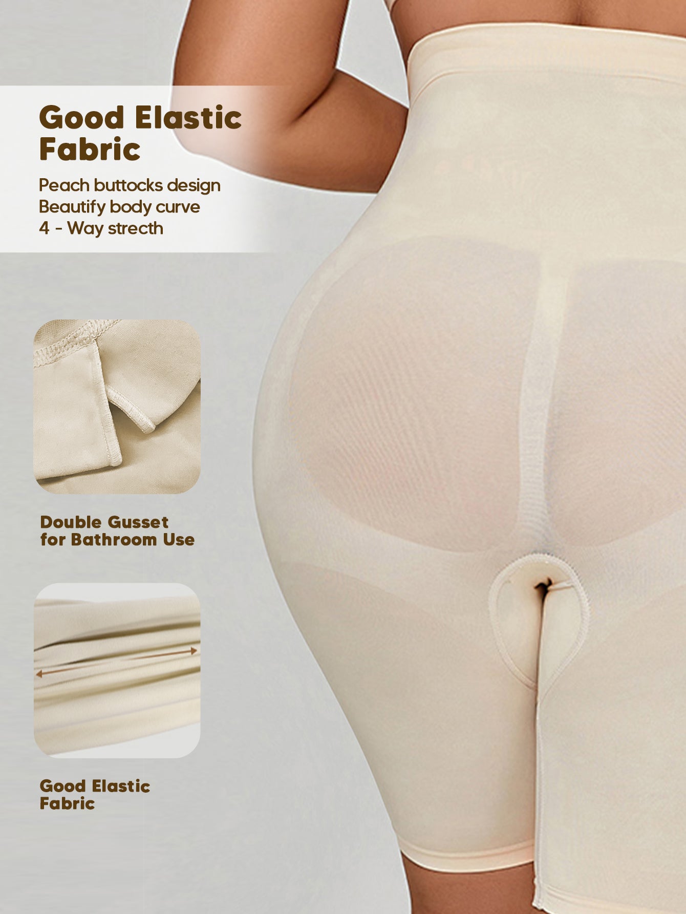 Firm-Control Seamless  Slip Shorts for Under Dresses