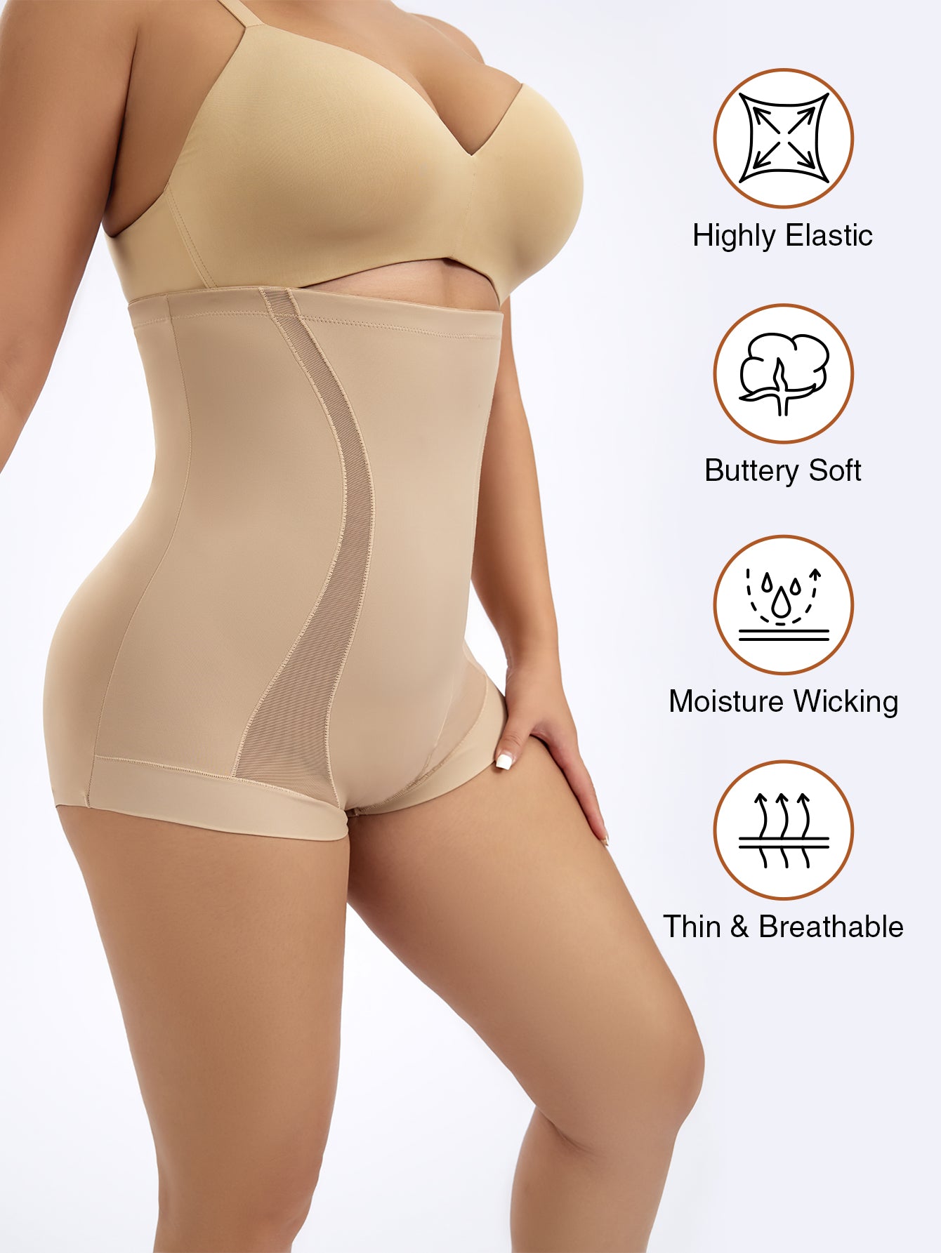 Tummy Control Shapewear Panties for Women High Waisted Underwear Panty Girdle