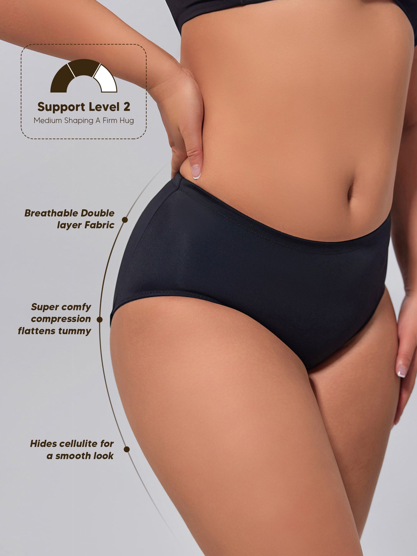 Fake Buttock Briefs Butt Lifter Padded Panties Hip Enhancer Underwear Shapewear