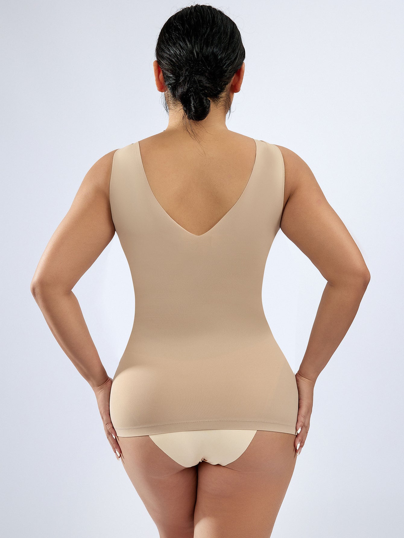 Open Bust Back Support Shapewear Compression Camisole Fajas Waist Trainer