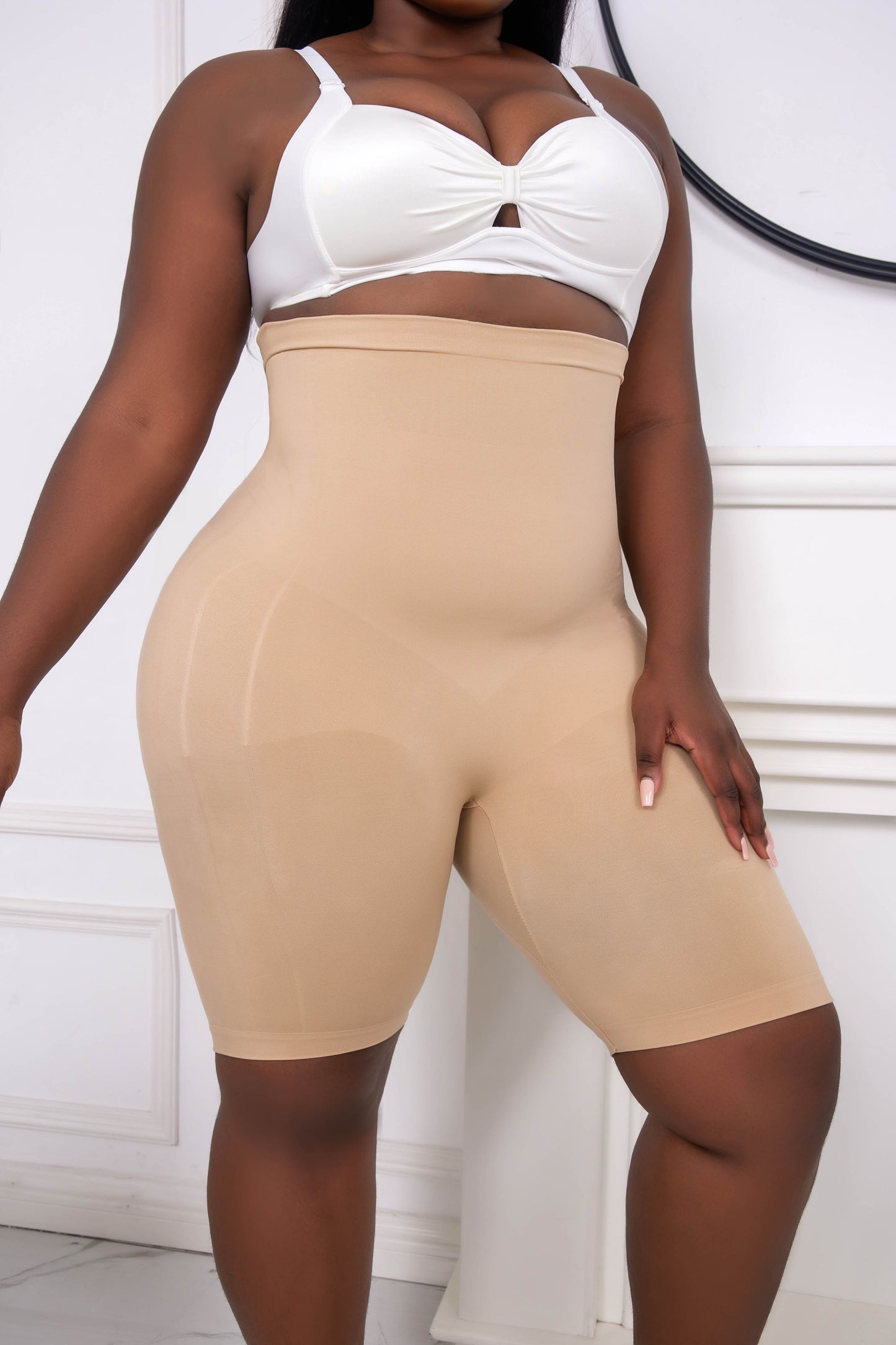 3 in 1 Seamless Slip Shorts For Plus Size Boyshorts Shapewear Girdles