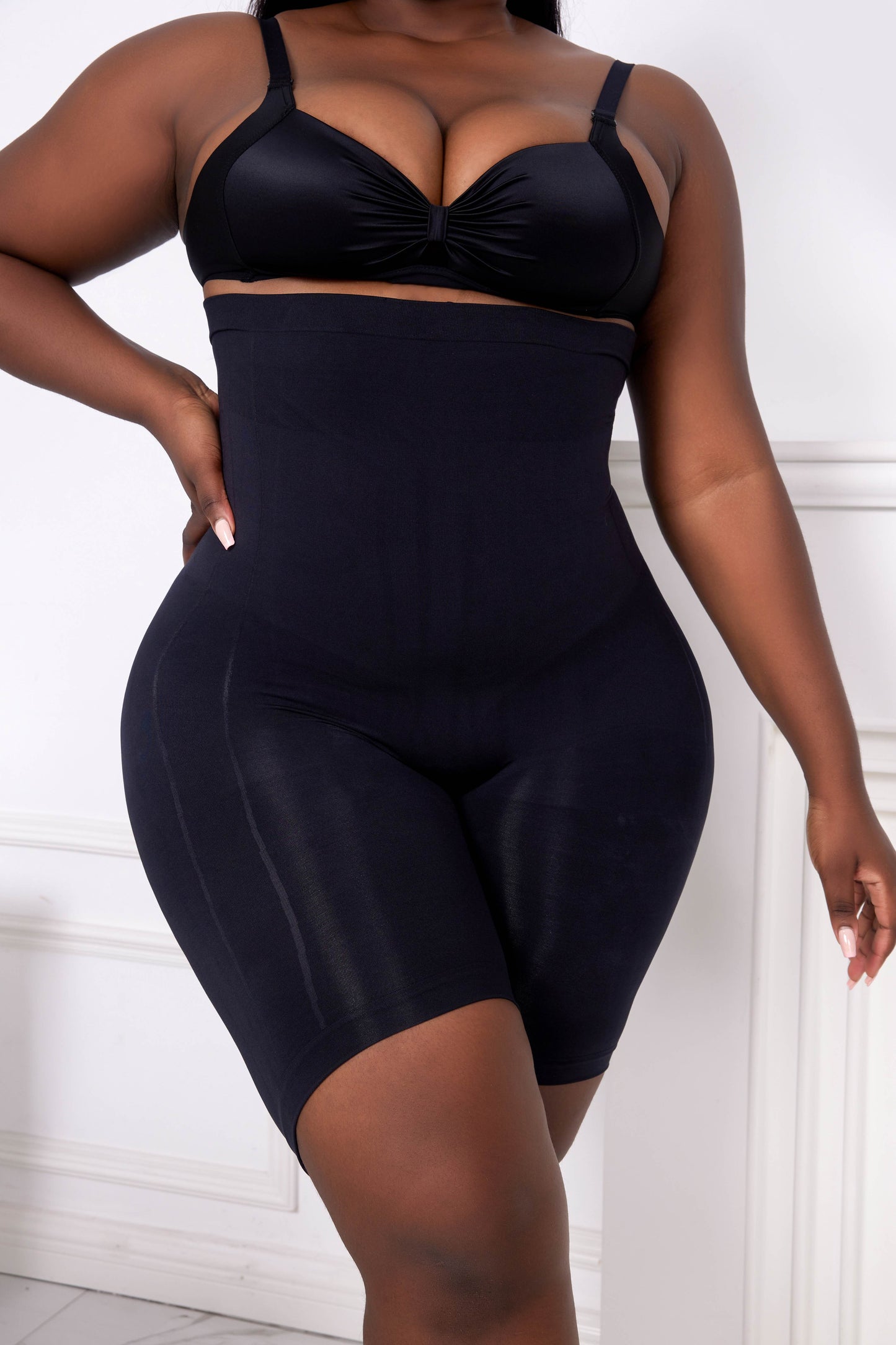 3 in 1 Seamless Slip Shorts For Plus Size Boyshorts Shapewear Girdles