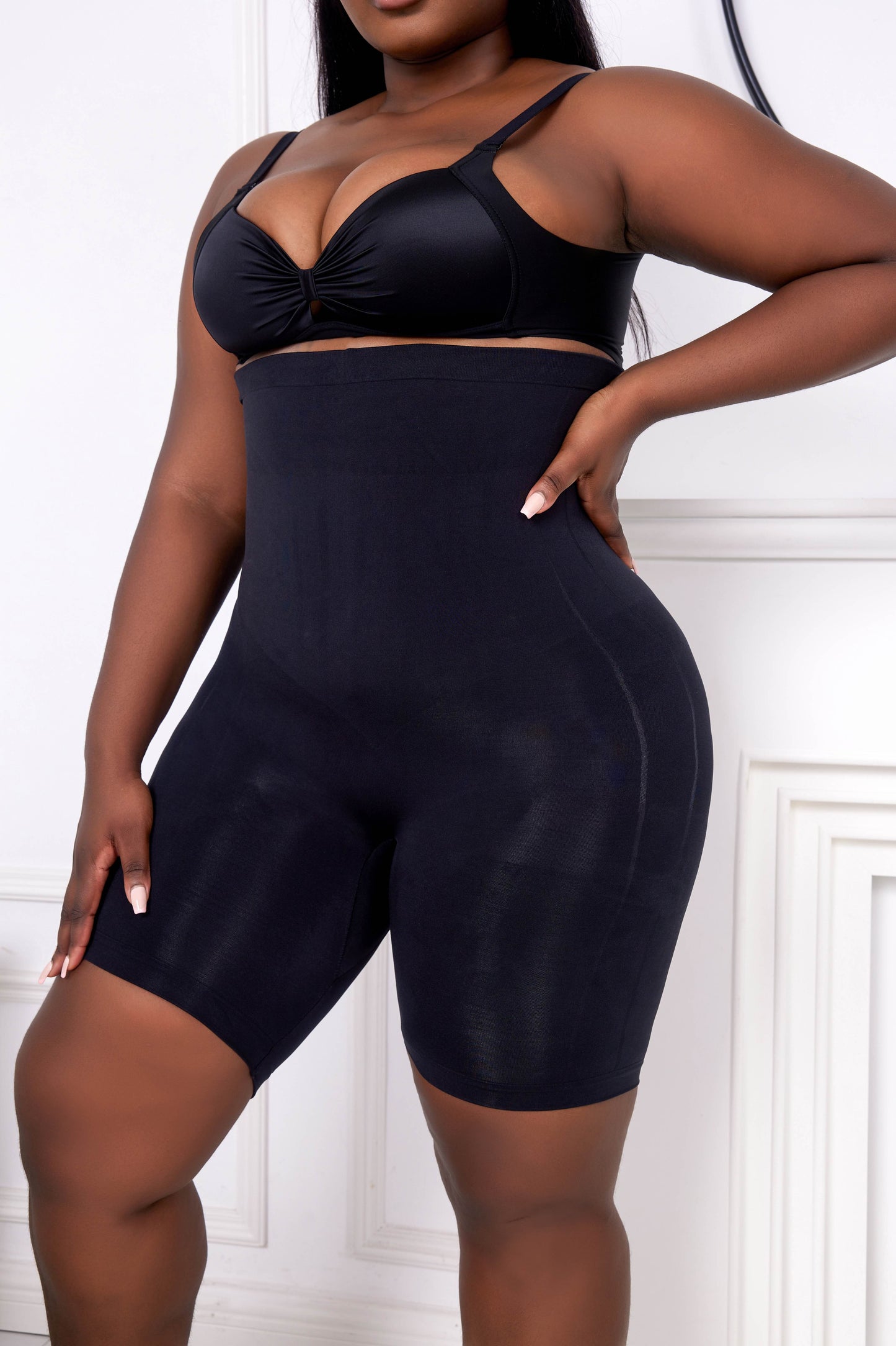 3 in 1 Seamless Slip Shorts For Plus Size Boyshorts Shapewear Girdles