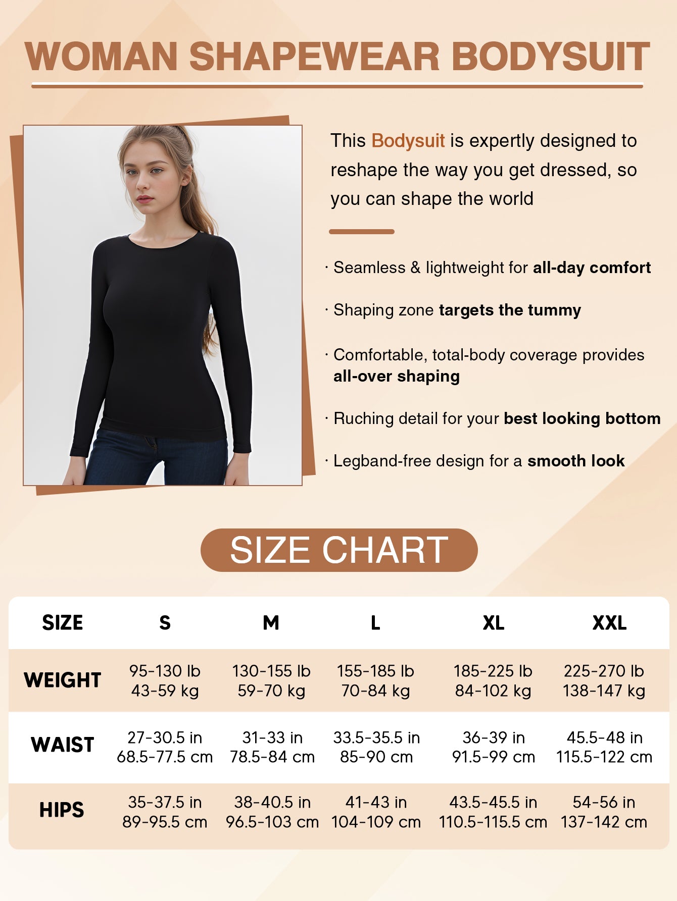 Thermal Crew Neck Sleeve Seamless Tops  Light Compression Base Layer