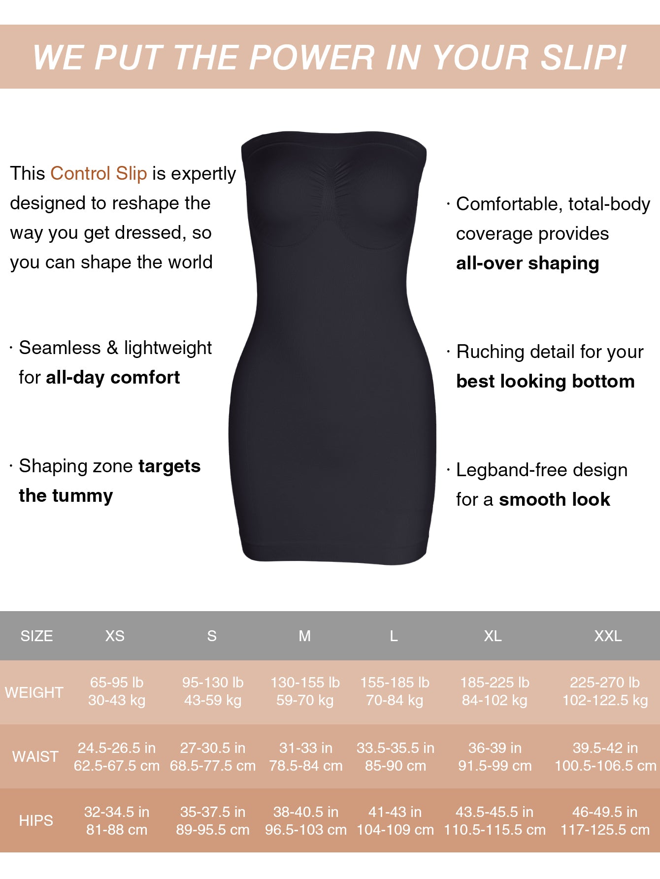 Seamless Shapewear Full Body Shaper Dress for Women Tummy Control