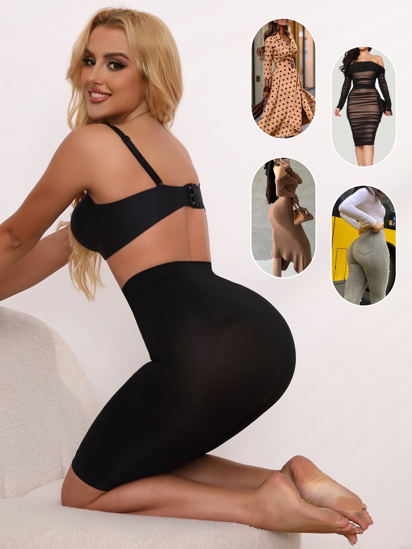 Women’s Slip Shorts for Under Dresses  Shapewear Shorts Thigh Slimmer Girdles